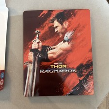THOR: RAGNAROK ZAVVI EXCLUSIVE UK - 4K + BLU RAY - STEELBOOK - LIKE NEW - MARVEL