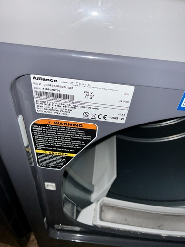 White knight gas tumble - white, dryer
