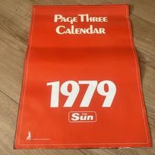 The Sun Page 3 Girls Calendar 1979 - Jilly Johnson, Linda Lusardi, Joanne Latham