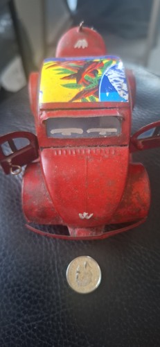 Vintage red volkwagen - red,