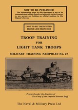 TROOP TRAINING FOR LIGHT TANK TROOPS NOVEMBER 1939