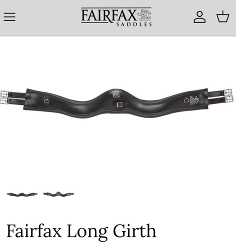 Fairfax long girth dark - 48",