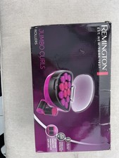 Remington Jumbo Heated Rollers - Velvet Wax Core Rollers 4 x 40mm & 8 x 35mm