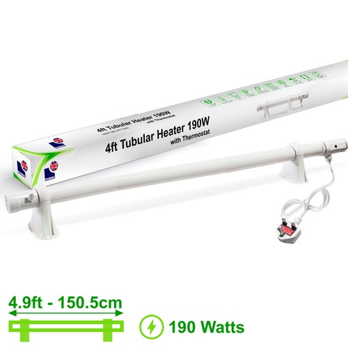Tubular heater with - built, in