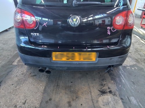 Rear bumper black - bumper, volkswagen