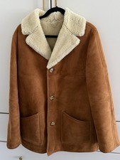 Unisex Vintage Morlands Tan Sheepskin Coat