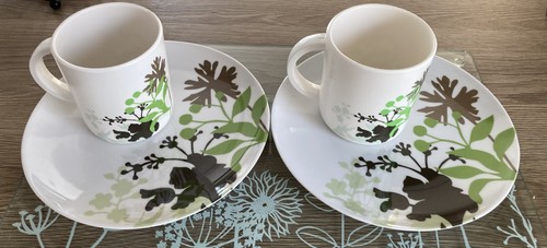 Melamine set side plates - of,