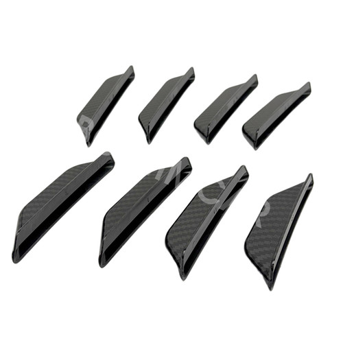 Carbon fiber color car wing - color,