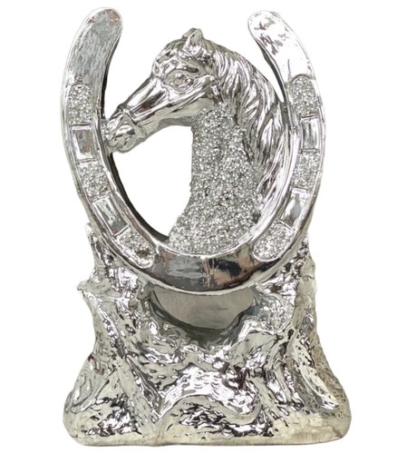 Crushed diamond horse - crushed, shoe