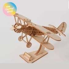 Biplane 3D Wood Puzzles Jigsaw