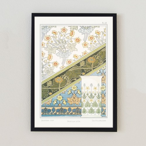 1896 vintage botanical pattern - 1896,