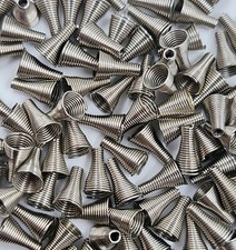 100 spiral cone bead caps - 100/20,