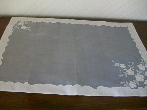 Embroidered floral tapework - embroidered,