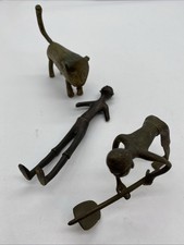 African Metal Figures Benin Style