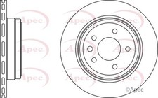 APEC DSK969 Brake Disc Rear