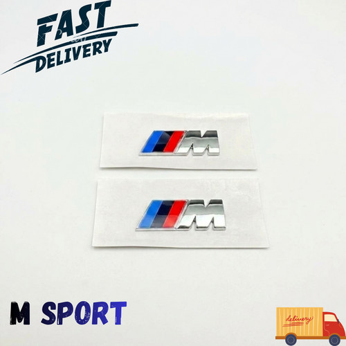 Bmw sport emblem - bmw, chrome