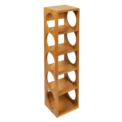 Bamboo stackable slimline wine - bamboo,
