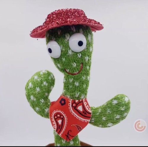 Red hat dancing talking cactus - hat,