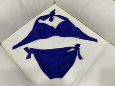 Triumph Blue Bikini Top Size 12 Brand New