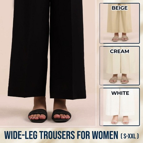 Womens wide leg cotton - leg,