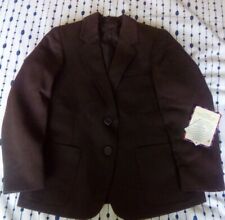 Girls Brown Beau Brummel Viscount Polyester Machine Washable School Blazer 🌴