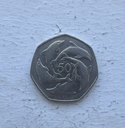 1997 gibraltar 50p fifty - 1997,