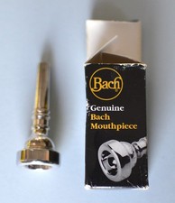 Cornet Bb mouthpiece Bach 1CW silver plated