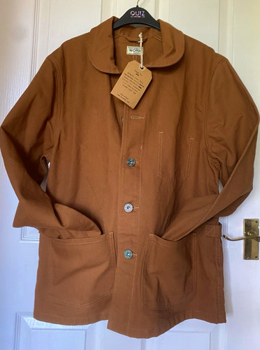 Bzen men brown canvas chore - men's,
