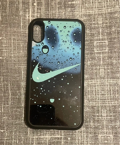 Nike black blue water - nike, droplet
