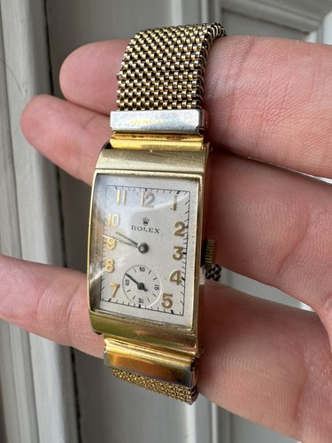 Vintage rolex 9ct gold tank - 9ct,