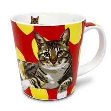 Tabby Cat Bone China Mug |