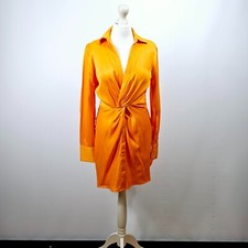 Zara - Front Knot Mini Dress -