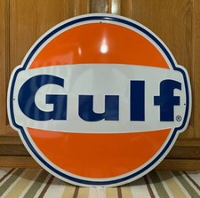 Gulf Gasoline Metal Sign