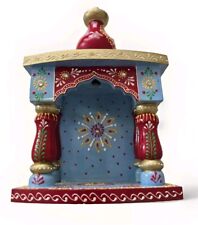 Small Cute wooden Mandir (Altar) Puja Gopal , etc