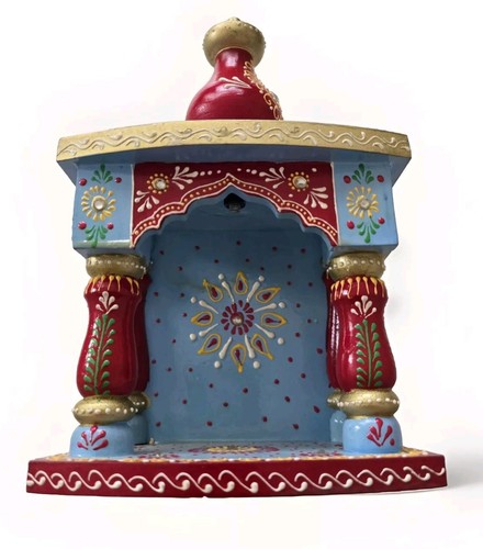 Small cute wooden mandir - wooden,