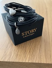 Women's Leather Charm Bracelet Story By Kranz & Ziegler
