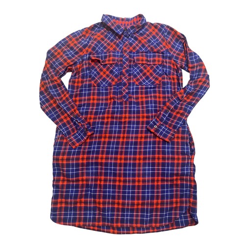 Crew dress red blue - crew,