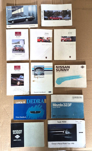 Car owner handbooks bundle - handbooks, -bundle