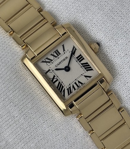 Cartier tank francaise ladies - cartier,