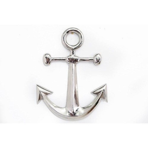 Home decorative silver anchor - home,