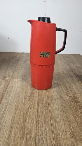 Vintage s red thermos - 60's,
