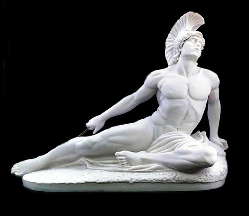 Achilles dying trojan hero - trojan,
