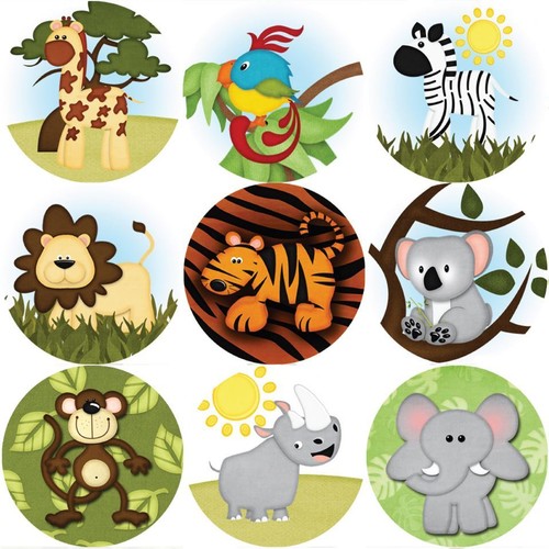 144 wild safari animals - safari,