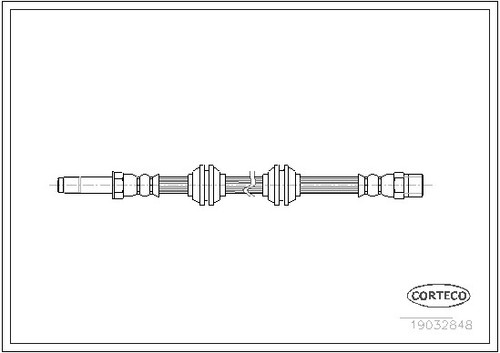 19032848 corteco brake hose - 19032848,