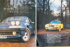 CC 2001 magazine article: 1980 FERRARI 400i vs 1977 JAGUAR XJ5.3C driven