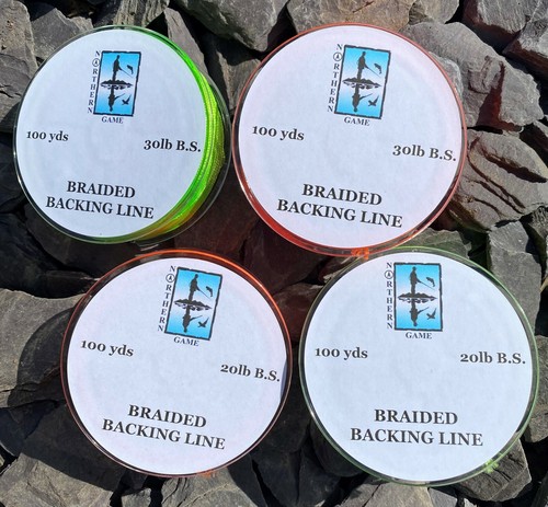 Braided fly line - backing, for
