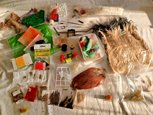 Fly tying materials - , tools