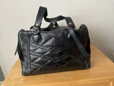 Clarks Black Leather Biker Bag