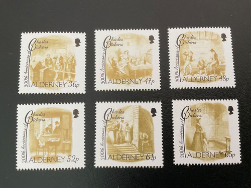 Stamps alderney - ii, stamps,