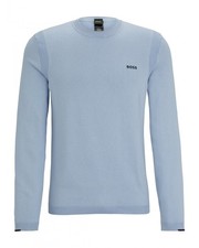 BOSS Jumper Mens Blue Round